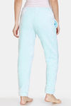 Zivame Fluffy Fur Knit Poly Pyjama - Baby Blue — thumbnail 3